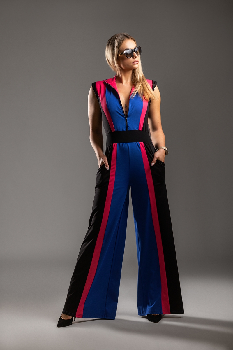 Kombinezon - CHROMA VIXEN: SLIDE SUIT COSMIC BLUSH PRZÓD