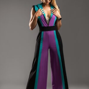 Kombinezon - CHROMA VIXEN: SLIDE SUIT MYSTIC SPLASH PRZÓD